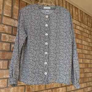 Liz Claiborne Button Front, Button-cuff shirt